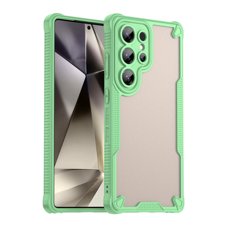 Armor Glaze PC Hybrid TPU Phone Case, For Galaxy S26 FE 5G, For Samsung Galaxy S26+ 5G, For Samsung Galaxy S26 Ultra 5G, For Samsung Galaxy S26 5G, For Samsung Galaxy S25 FE 5G, For Samsung Galaxy S25 5G, For Samsung Galaxy S25+ 5G                     ...