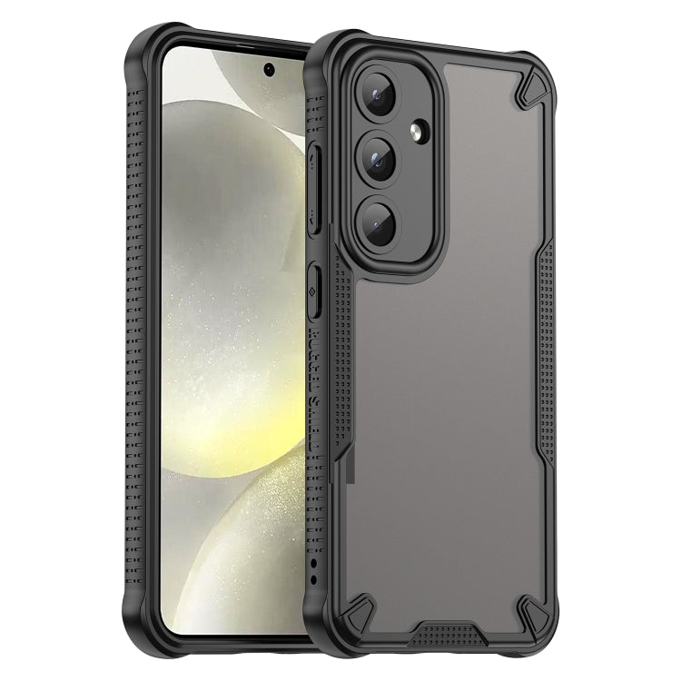 Armor Glaze PC Hybrid TPU Phone Case, For Galaxy S26 FE 5G, For Samsung Galaxy S26+ 5G, For Samsung Galaxy S26 Ultra 5G, For Samsung Galaxy S26 5G, For Samsung Galaxy S25 FE 5G, For Samsung Galaxy S25 5G, For Samsung Galaxy S25+ 5G                     ...