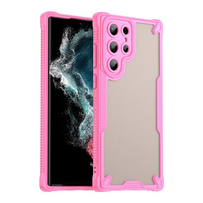 Armor Glaze PC Hybrid TPU Phone Case, For Samsung Galaxy S24 Ultra 5G, For Samsung Galaxy S24+ 5G, For Samsung Galaxy S24 5G, For Samsung Galaxy S23 Ultra 5G, For Samsung Galaxy S23+ 5G, For Samsung Galaxy S23 5G, For Samsung Galaxy S22 Ultra 5G       ...