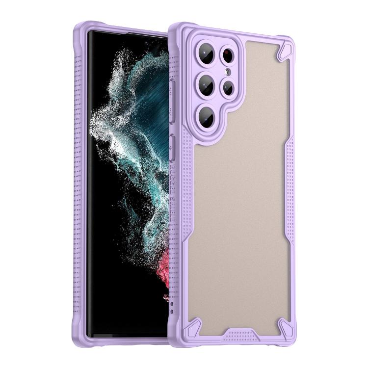 Armor Glaze PC Hybrid TPU Phone Case, For Samsung Galaxy S24 Ultra 5G, For Samsung Galaxy S24+ 5G, For Samsung Galaxy S24 5G, For Samsung Galaxy S23 Ultra 5G, For Samsung Galaxy S23+ 5G, For Samsung Galaxy S23 5G, For Samsung Galaxy S22 Ultra 5G       ...