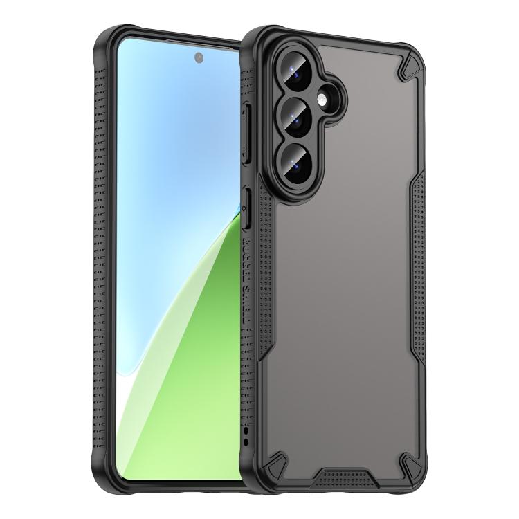 Armor Glaze PC Hybrid TPU Phone Case, For Galaxy S26 FE 5G, For Samsung Galaxy S26+ 5G, For Samsung Galaxy S26 Ultra 5G, For Samsung Galaxy S26 5G, For Samsung Galaxy S25 FE 5G, For Samsung Galaxy S25 5G, For Samsung Galaxy S25+ 5G                     ...