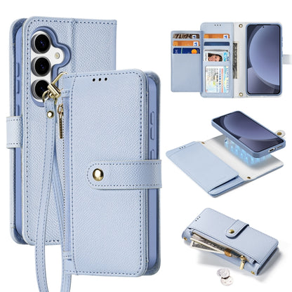 DUX DUCIS Lawa Series 2 in 1 Wallet Zipper Detachable MagSafe Phone Case with Lanyard, For Samsung Galaxy S26+ 5G, For Samsung Galaxy S26 Ultra 5G, For Samsung Galaxy S26 5G, For Samsung Galaxy S25 5G, For Samsung Galaxy S25 Ultra 5G
