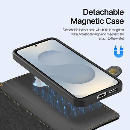 DUX DUCIS Lawa Series 2 in 1 Wallet Zipper Detachable MagSafe Phone Case with Lanyard, For Samsung Galaxy S26+ 5G, For Samsung Galaxy S26 Ultra 5G, For Samsung Galaxy S26 5G, For Samsung Galaxy S25 5G, For Samsung Galaxy S25 Ultra 5G