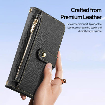 DUX DUCIS Lawa Series 2 in 1 Wallet Zipper Detachable MagSafe Phone Case with Lanyard, For Samsung Galaxy S26+ 5G, For Samsung Galaxy S26 Ultra 5G, For Samsung Galaxy S26 5G, For Samsung Galaxy S25 5G, For Samsung Galaxy S25 Ultra 5G