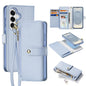 DUX DUCIS Lawa Series 2 in 1 Wallet Zipper Detachable MagSafe Phone Case with Lanyard, For Samsung Galaxy S26+ 5G, For Samsung Galaxy S26 Ultra 5G, For Samsung Galaxy S26 5G, For Samsung Galaxy S25 5G, For Samsung Galaxy S25 Ultra 5G