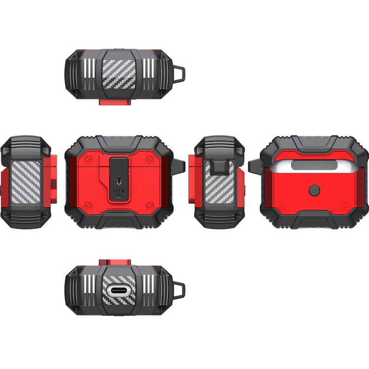 Non-slip  Armor Shockproof Earphones Case with Hook