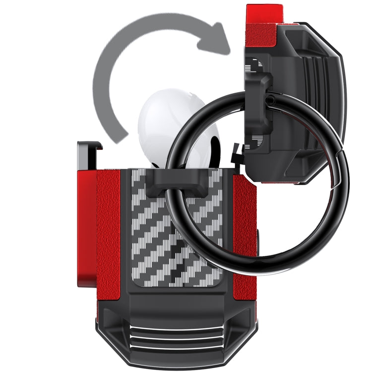 Non-slip  Armor Shockproof Earphones Case with Hook