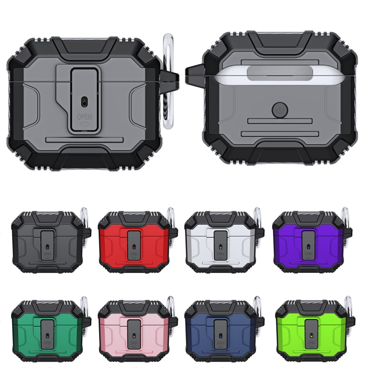 Non-slip TPU+PC Shockproof Earphones Case with Hook