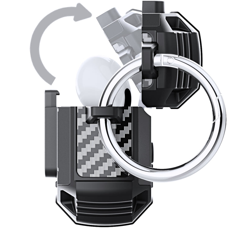 Non-slip TPU+PC Shockproof Earphones Case with Hook