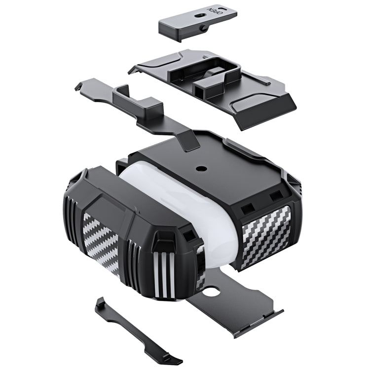 Non-slip TPU+PC Shockproof Earphones Case with Hook