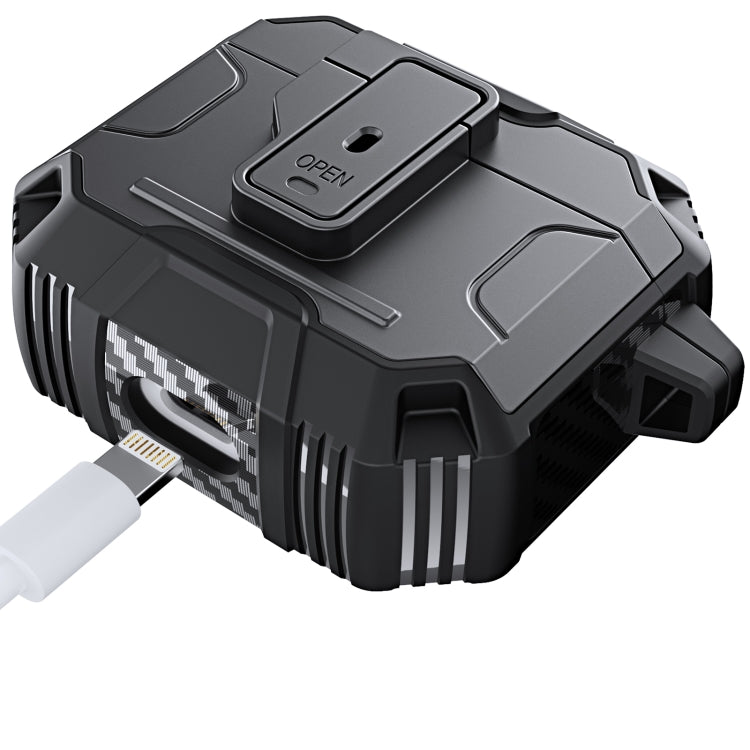 Non-slip TPU+PC Shockproof Earphones Case with Hook