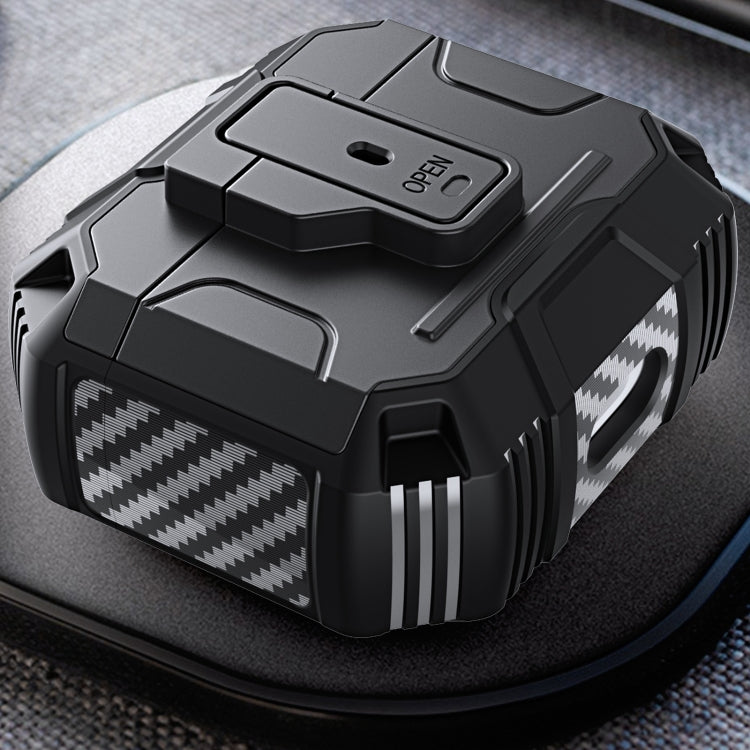 Non-slip TPU+PC Shockproof Earphones Case with Hook