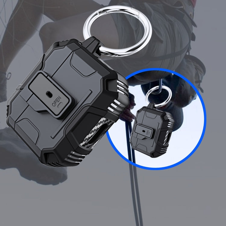 Non-slip TPU+PC Shockproof Earphones Case with Hook