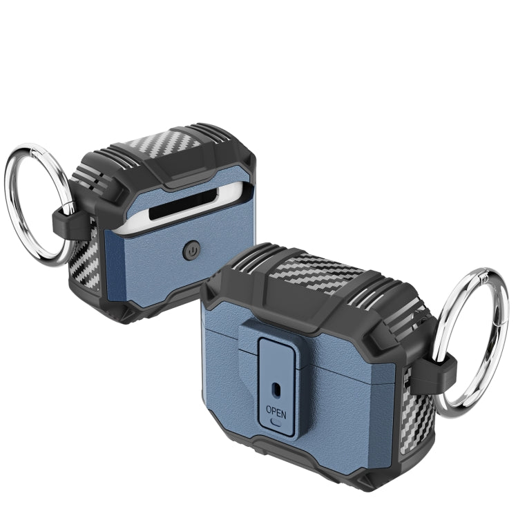 TPU + PC Shockproof Earphones Case with Hook