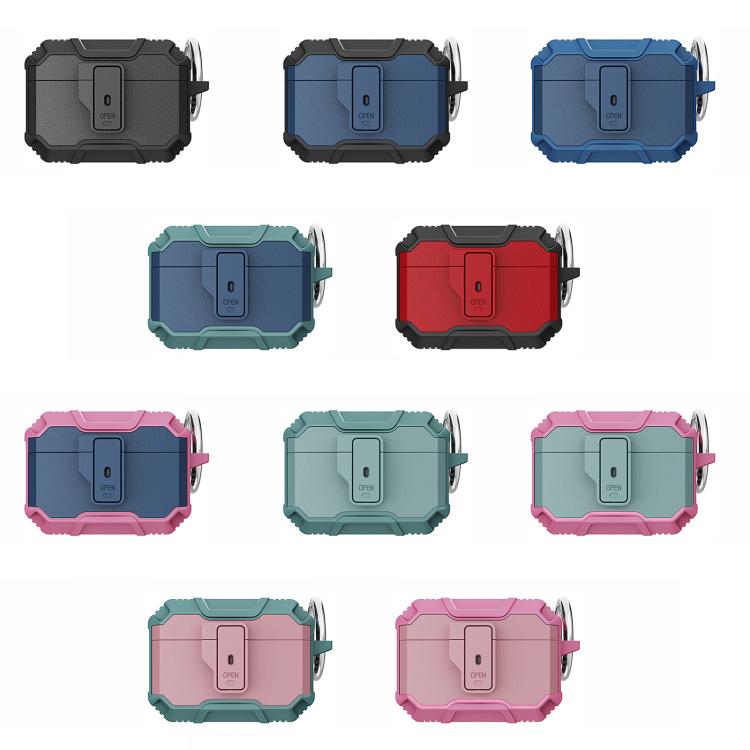 TPU + PC Shockproof Earphones Case with Hook