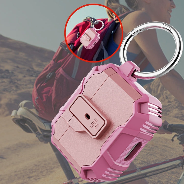 TPU + PC Shockproof Earphones Case with Hook