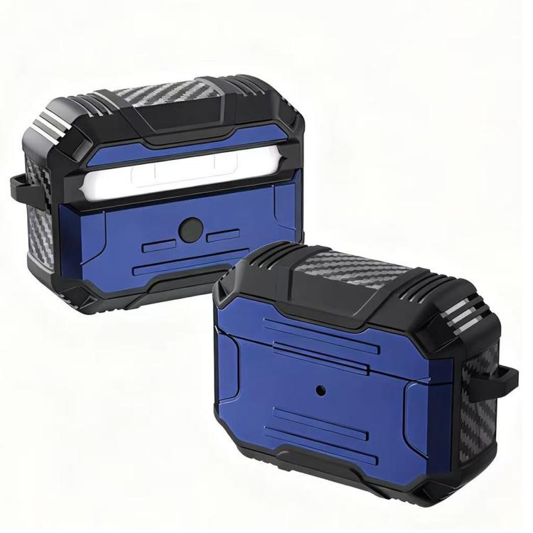 Armor TPU Hybrid PC Shockproof Earphones Cover with Hook