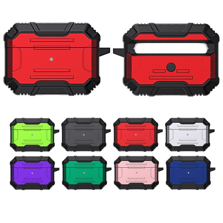 Armor TPU Hybrid PC Shockproof Earphones Cover with Hook