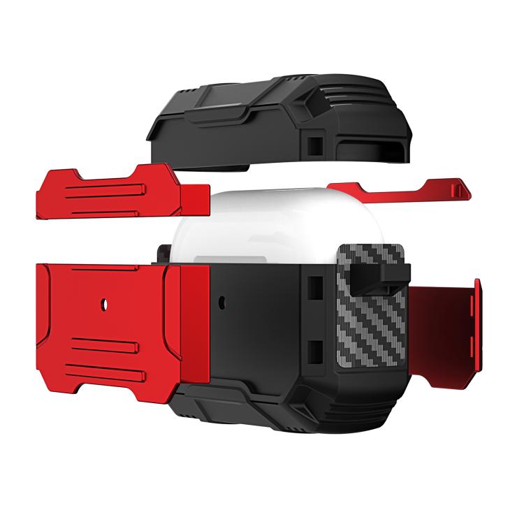 Armor TPU Hybrid PC Shockproof Earphones Cover with Hook