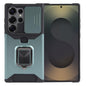 Camera Shield Card Slot PC+TPU Phone Case, For Samsung Galaxy S25 Ultra 5G, For Samsung Galaxy S24 FE 5G