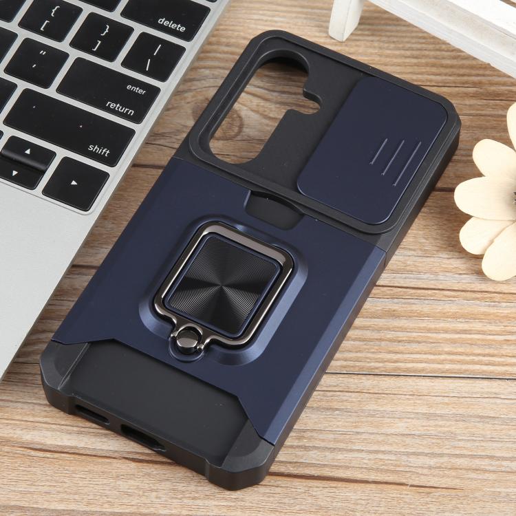 Camera Shield Card Slot PC+TPU Phone Case, For Samsung Galaxy S26+ 5G, For Samsung Galaxy S26 Ultra 5G, For Samsung Galaxy S26 5G, For Samsung Galaxy S25 Edge 5G, For Samsung Galaxy S25 5G, For Samsung Galaxy S25+ 5G