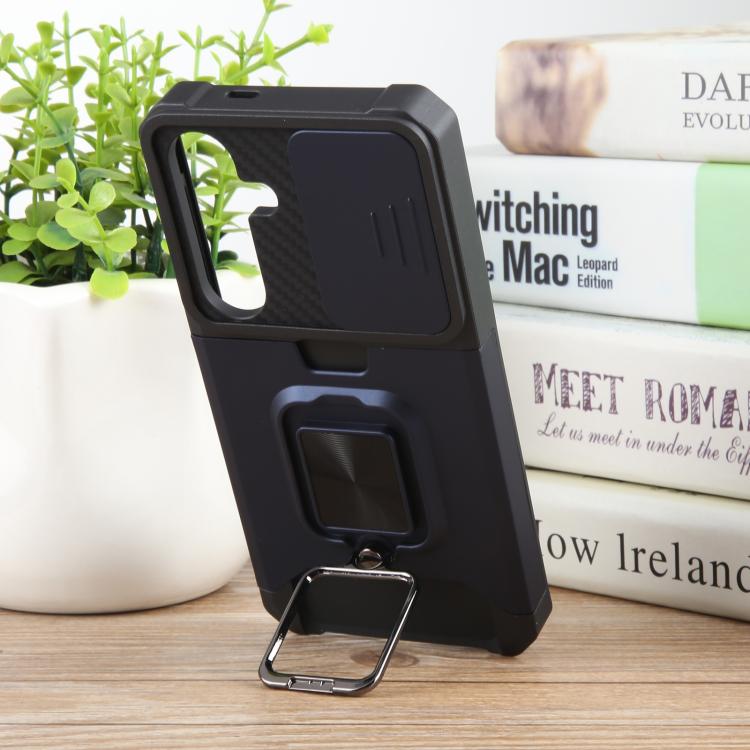Camera Shield Card Slot PC+TPU Phone Case, For Samsung Galaxy S26+ 5G, For Samsung Galaxy S26 Ultra 5G, For Samsung Galaxy S26 5G, For Samsung Galaxy S25 Edge 5G, For Samsung Galaxy S25 5G, For Samsung Galaxy S25+ 5G