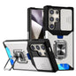 Camera Shield Card Slot PC+TPU Phone Case, For Samsung Galaxy S26+ 5G, For Samsung Galaxy S26 Ultra 5G, For Samsung Galaxy S26 5G, For Samsung Galaxy S25 Edge 5G, For Samsung Galaxy S25 5G, For Samsung Galaxy S25+ 5G