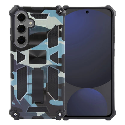 Camouflage Armor Kickstand TPU + PC Magnetic Phone Case, For Samsung Galaxy S26+ 5G, For Samsung Galaxy S26 Ultra 5G, For Samsung Galaxy S26 5G, For Samsung Galaxy S25 5G, For Samsung Galaxy S25+ 5G, For Samsung Galaxy S25 Ultra 5G                     ...