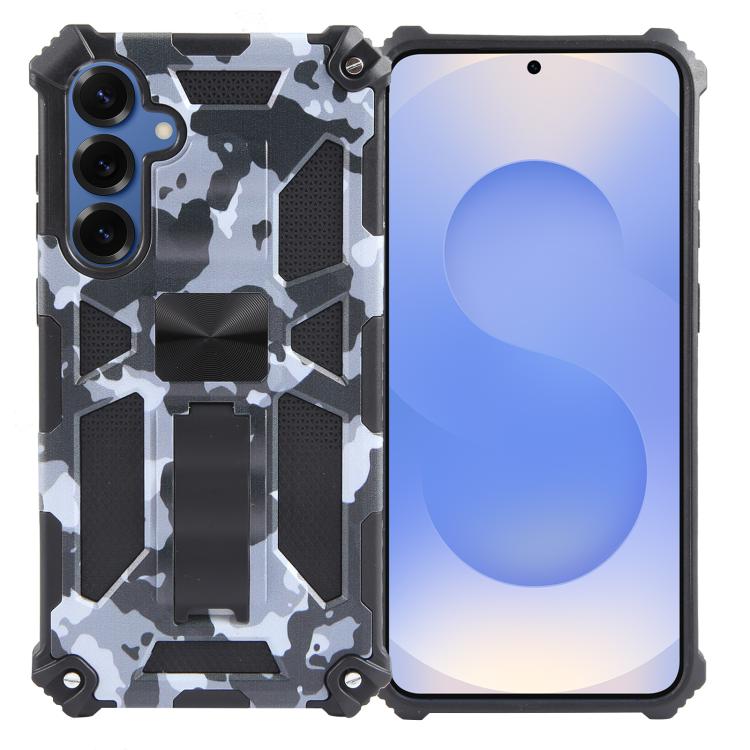 Camouflage Armor Kickstand TPU + PC Magnetic Phone Case, For Samsung Galaxy S26+ 5G, For Samsung Galaxy S26 Ultra 5G, For Samsung Galaxy S26 5G, For Samsung Galaxy S25 5G, For Samsung Galaxy S25+ 5G, For Samsung Galaxy S25 Ultra 5G                     ...