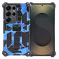 Camouflage Armor Kickstand TPU + PC Magnetic Phone Case, For Samsung Galaxy S26+ 5G, For Samsung Galaxy S26 Ultra 5G, For Samsung Galaxy S26 5G, For Samsung Galaxy S25 5G, For Samsung Galaxy S25+ 5G, For Samsung Galaxy S25 Ultra 5G                     ...