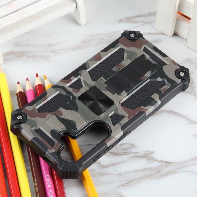 Camouflage Armor Kickstand TPU + PC Magnetic Phone Case, For Samsung Galaxy S26+ 5G, For Samsung Galaxy S26 Ultra 5G, For Samsung Galaxy S26 5G, For Samsung Galaxy S25 5G, For Samsung Galaxy S25+ 5G, For Samsung Galaxy S25 Ultra 5G                     ...