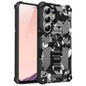 Camouflage Armor Kickstand TPU + PC Magnetic Phone Case, For Samsung Galaxy S26+ 5G, For Samsung Galaxy S26 Ultra 5G, For Samsung Galaxy S26 5G, For Samsung Galaxy S25 5G, For Samsung Galaxy S25+ 5G, For Samsung Galaxy S25 Ultra 5G                     ...