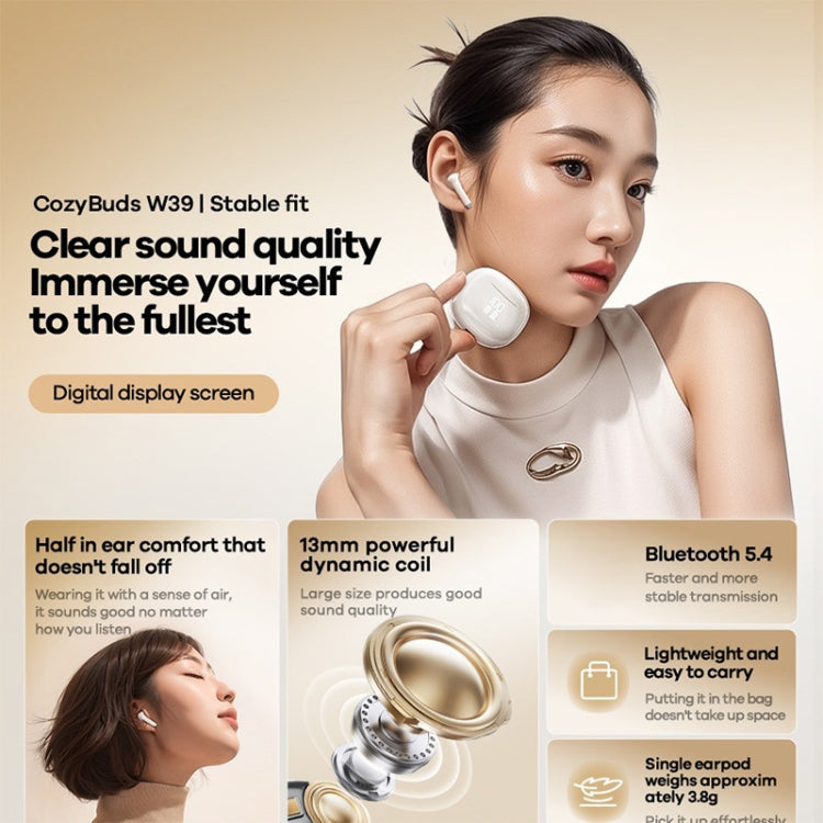 REMAX W39 Stereo Digital Display Wireless Bluetooth Earphone