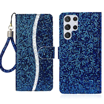 Glitter Powder Filp Leather Phone Case, For Samsung Galaxy S26+ 5G, For Samsung Galaxy S26 Edge 5G, For Samsung Galaxy S26 Ultra 5G, For Samsung Galaxy S26 5G, For Samsung Galaxy S25 FE 5G, For Samsung Galaxy S25 Edge 5G, For Samsung Galaxy S25 5G     ...