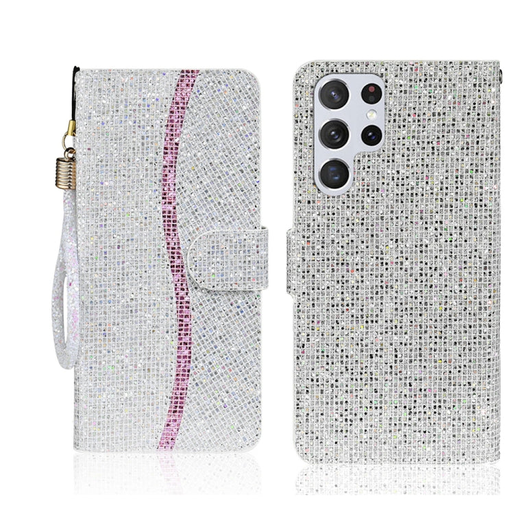 Glitter Powder Filp Leather Phone Case, For Samsung Galaxy S26+ 5G, For Samsung Galaxy S26 Edge 5G, For Samsung Galaxy S26 Ultra 5G, For Samsung Galaxy S26 5G, For Samsung Galaxy S25 FE 5G, For Samsung Galaxy S25 Edge 5G, For Samsung Galaxy S25 5G     ...
