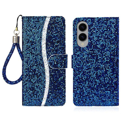 Glitter Powder Filp Leather Phone Case, For Samsung Galaxy S26+ 5G, For Samsung Galaxy S26 Edge 5G, For Samsung Galaxy S26 Ultra 5G, For Samsung Galaxy S26 5G, For Samsung Galaxy S25 FE 5G, For Samsung Galaxy S25 Edge 5G, For Samsung Galaxy S25 5G     ...