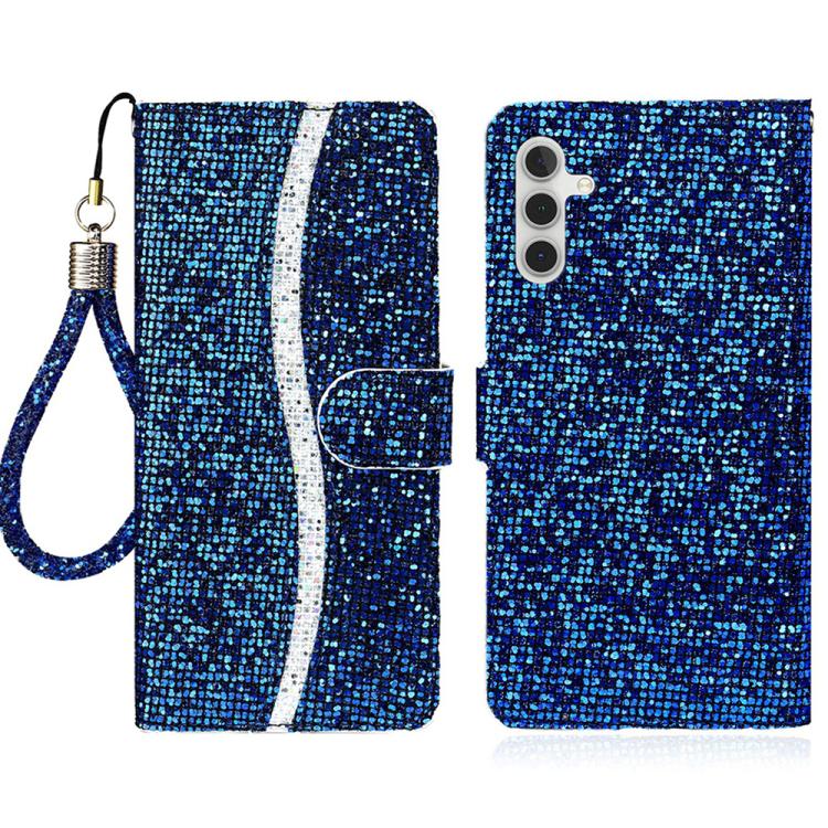Glitter Powder Filp Leather Phone Case, For Samsung Galaxy S26+ 5G, For Samsung Galaxy S26 Edge 5G, For Samsung Galaxy S26 Ultra 5G, For Samsung Galaxy S26 5G, For Samsung Galaxy S25 FE 5G, For Samsung Galaxy S25 Edge 5G, For Samsung Galaxy S25 5G     ...