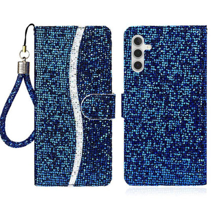Glitter Powder Filp Leather Phone Case, For Samsung Galaxy S26+ 5G, For Samsung Galaxy S26 Edge 5G, For Samsung Galaxy S26 Ultra 5G, For Samsung Galaxy S26 5G, For Samsung Galaxy S25 FE 5G, For Samsung Galaxy S25 Edge 5G, For Samsung Galaxy S25 5G     ...