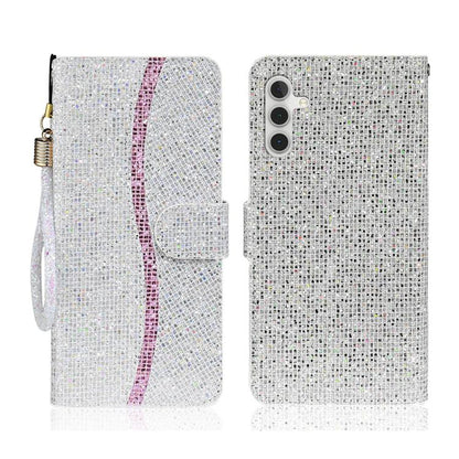 Glitter Powder Filp Leather Phone Case, For Samsung Galaxy S26+ 5G, For Samsung Galaxy S26 Edge 5G, For Samsung Galaxy S26 Ultra 5G, For Samsung Galaxy S26 5G, For Samsung Galaxy S25 FE 5G, For Samsung Galaxy S25 Edge 5G, For Samsung Galaxy S25 5G     ...