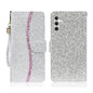 Glitter Powder Filp Leather Phone Case, For Samsung Galaxy S26+ 5G, For Samsung Galaxy S26 Edge 5G, For Samsung Galaxy S26 Ultra 5G, For Samsung Galaxy S26 5G, For Samsung Galaxy S25 FE 5G, For Samsung Galaxy S25 Edge 5G, For Samsung Galaxy S25 5G     ...