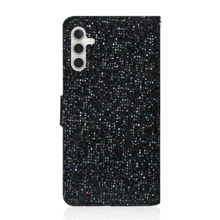 Glitter Powder Filp Leather Phone Case, For Samsung Galaxy S26+ 5G, For Samsung Galaxy S26 Edge 5G, For Samsung Galaxy S26 Ultra 5G, For Samsung Galaxy S26 5G, For Samsung Galaxy S25 FE 5G, For Samsung Galaxy S25 Edge 5G, For Samsung Galaxy S25 5G     ...