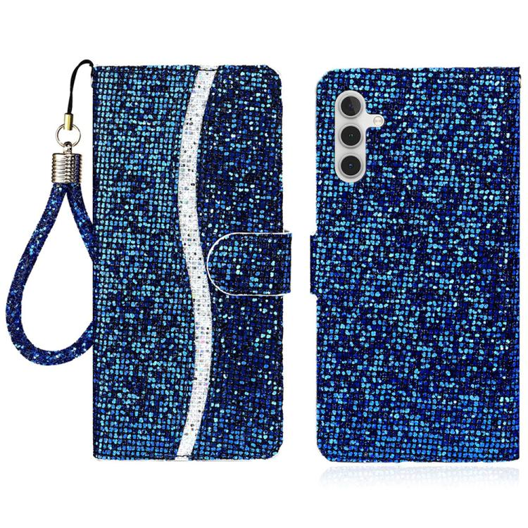 Glitter Powder Filp Leather Phone Case, For Samsung Galaxy S26+ 5G, For Samsung Galaxy S26 Edge 5G, For Samsung Galaxy S26 Ultra 5G, For Samsung Galaxy S26 5G, For Samsung Galaxy S25 FE 5G, For Samsung Galaxy S25 Edge 5G, For Samsung Galaxy S25 5G     ...
