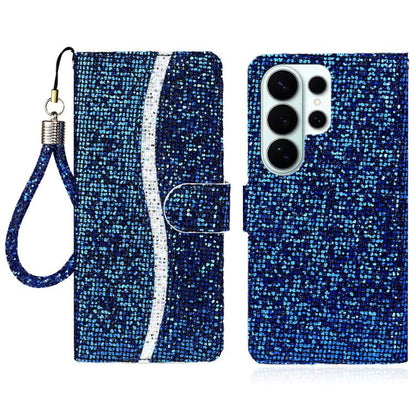 Glitter Powder Filp Leather Phone Case, For Samsung Galaxy S26+ 5G, For Samsung Galaxy S26 Edge 5G, For Samsung Galaxy S26 Ultra 5G, For Samsung Galaxy S26 5G, For Samsung Galaxy S25 FE 5G, For Samsung Galaxy S25 Edge 5G, For Samsung Galaxy S25 5G     ...