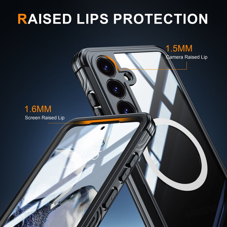RedPepper Tempered Glass MagSafe Phone Case, For Galaxy S26 FE 5G, For Samsung Galaxy S25 FE 5G, For Samsung Galaxy S25 Edge 5G, For Samsung Galaxy S25 5G, For Samsung Galaxy S25+ 5G, For Samsung Galaxy S25 Ultra 5G