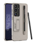 GKK Ultra-thin Holder Phone Case with Pen Slots & Stylus Pen, For Samsung Galaxy S26 Ultra 5G, For Samsung Galaxy S25 5G, For Samsung Galaxy S25+ 5G, For Samsung Galaxy S25 Ultra 5G