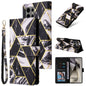 Marble Bronzing Stitching Leather Phone Case, For Samsung Galaxy S26+ 5G, For Samsung Galaxy S26 Ultra 5G, For Samsung Galaxy S26 5G, For Samsung Galaxy S25 FE 5G, For Samsung Galaxy S25 Edge 5G, For Samsung Galaxy S25 5G, For Samsung Galaxy S25+ 5G   ...