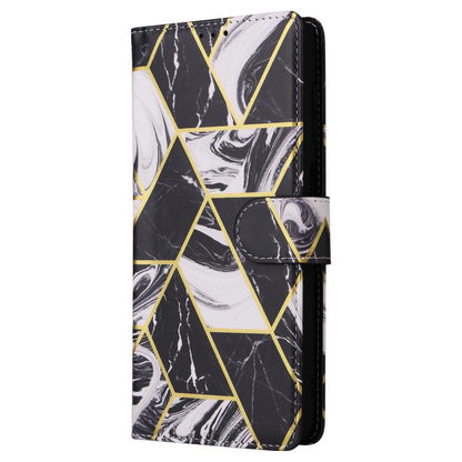 Marble Bronzing Stitching Leather Phone Case, For Samsung Galaxy S26+ 5G, For Samsung Galaxy S26 Ultra 5G, For Samsung Galaxy S26 5G, For Samsung Galaxy S25 FE 5G, For Samsung Galaxy S25 Edge 5G, For Samsung Galaxy S25 5G, For Samsung Galaxy S25+ 5G   ...