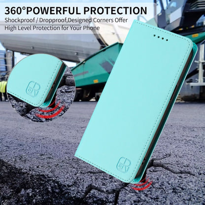 RC01 Dual-Folded Magnetic Suction RFID Leather Phone Case, For Galaxy S24 / S25 5G, For Galaxy S24+ / S25+ 5G, For Galaxy S25 Ultra 5G, For Galaxy S24 FE 5G, For Galaxy S24 Ultra 5G, For Galaxy S23 FE 5G