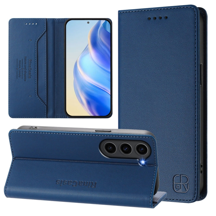 RC01 Dual-Folded Magnetic Suction RFID Leather Phone Case, For Galaxy S23 Ultra 5G, For Galaxy S23+ 5G, For Galaxy S23 5G, For Galaxy S20 FE, For Galaxy S22 Ultra 5G, For Galaxy S22+ 5G