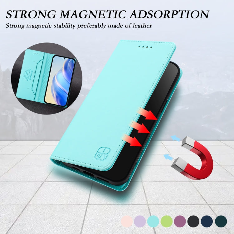 RC01 Dual-Folded Magnetic Suction RFID Leather Phone Case, For Galaxy S23 Ultra 5G, For Galaxy S23+ 5G, For Galaxy S23 5G, For Galaxy S20 FE, For Galaxy S22 Ultra 5G, For Galaxy S22+ 5G